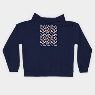 Rainbow Curves Pattern | Watercolour Kids Hoodie